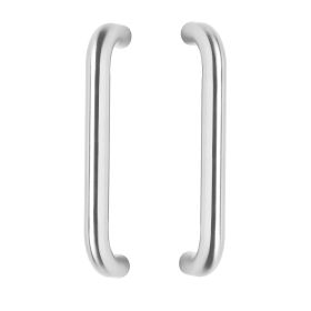 Door handles 425 mm U-shape brushed stainless steel