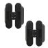 DX Invisible 3D hinge black 2pc