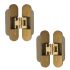 DX Invisible 3D hinge satin bronzed 2pc