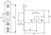 DX Mortise Security lock for profile cylinder