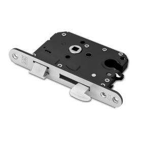 DX Safety mortise hook lock PC55 straight front plate stainless steel