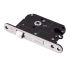 DX Safety mortise lock PC55 round stainless steel front plate