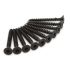 hinge screws black 60 pcs