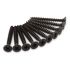 hinge screws black 60 pcs