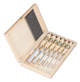 Kirschen chisel set 6 ps in wooden box