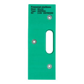 Router template Strike Pocket BUVA 73x22 magnetic lock